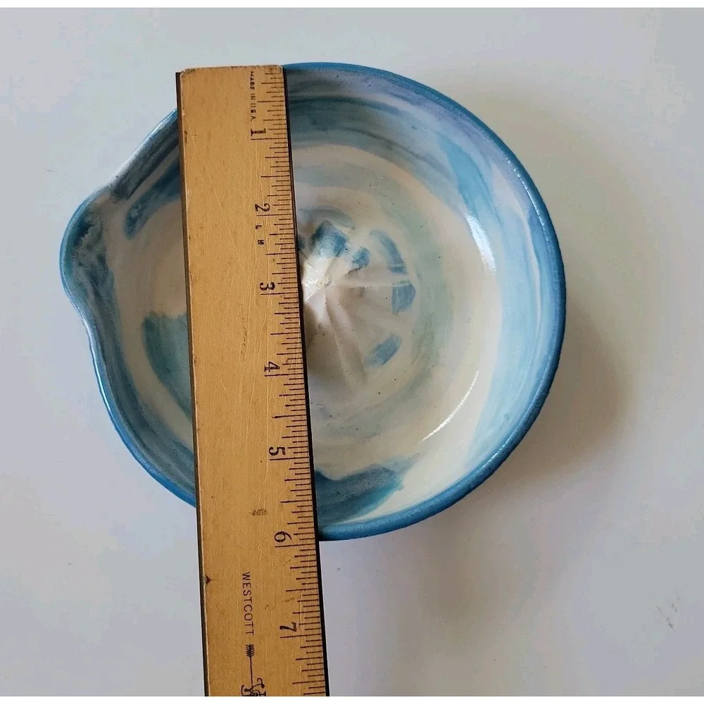 Vintage Studio Art Pottery Manual Reamer Signed A Talbert Glazed Ceramic Signed